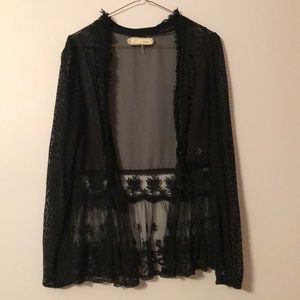 Black lace jacket